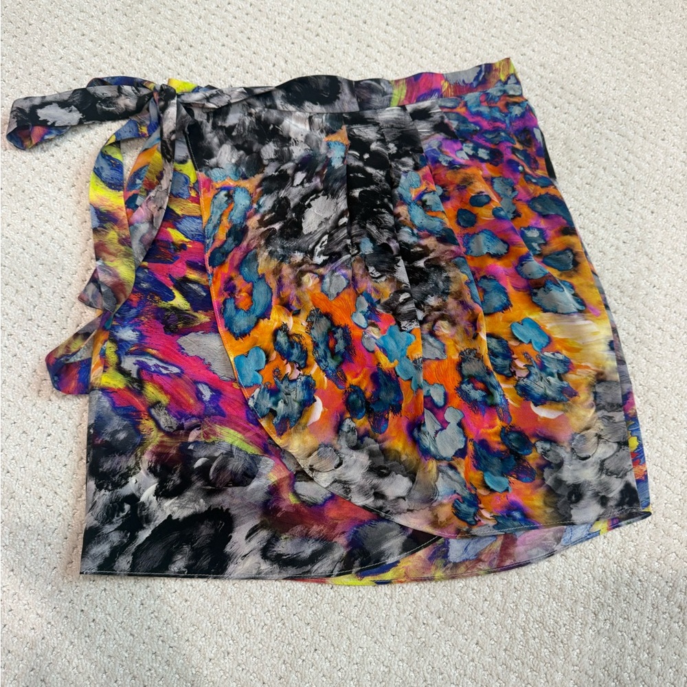 Amanda Uprichard Women’s Multicolor wrap skirt